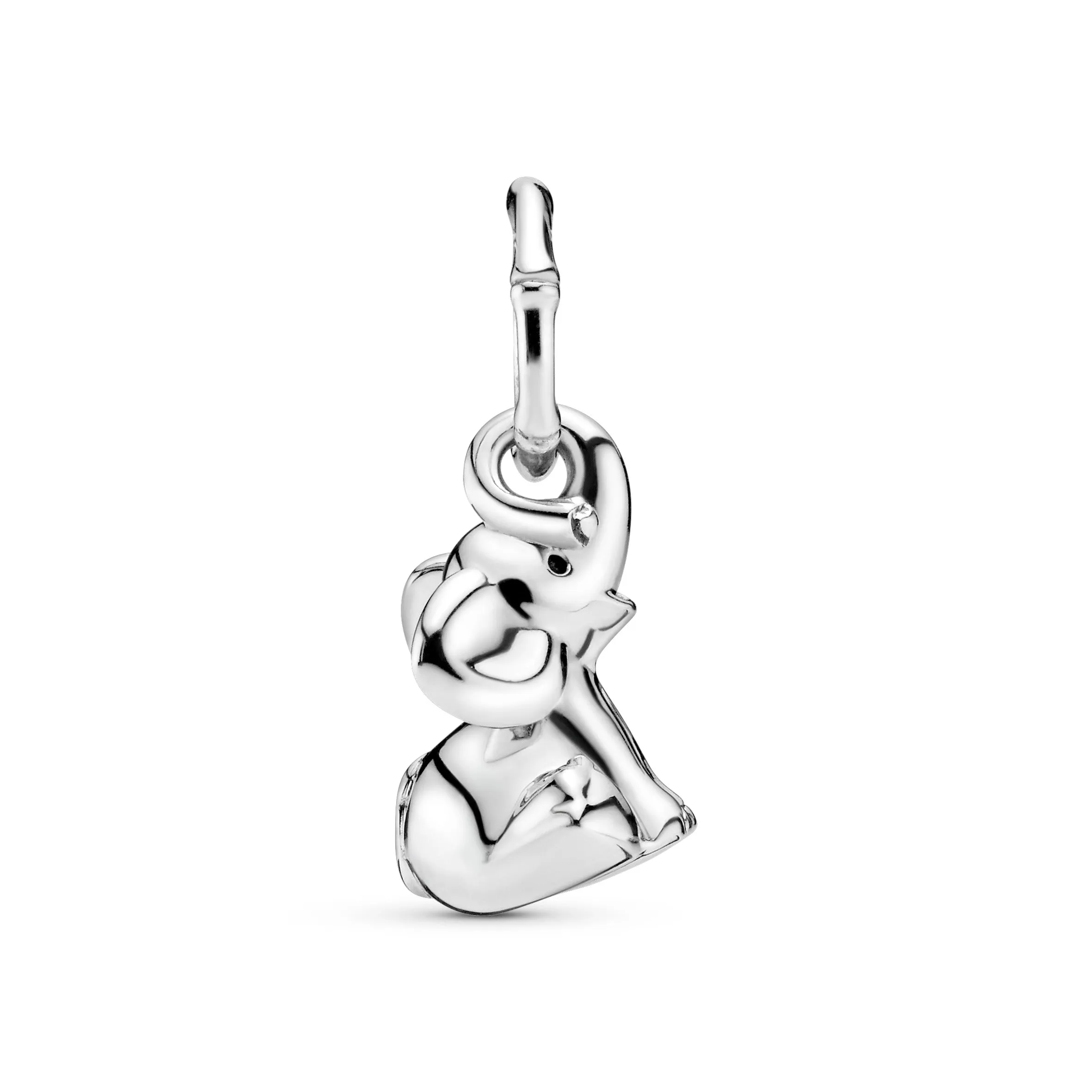 Elephant silver dangle