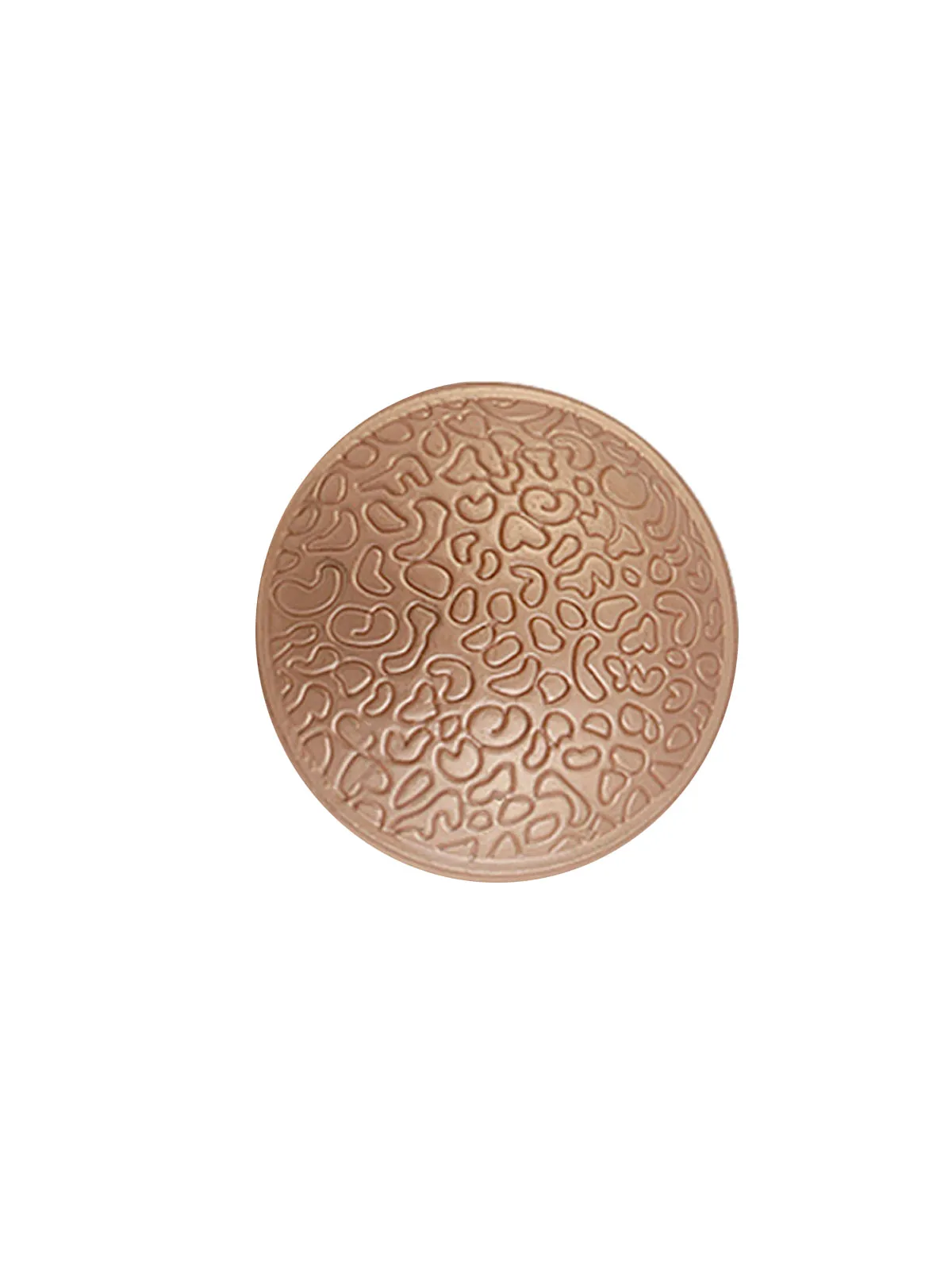 Engraved Design Round Shape Dome Shank Metal Button