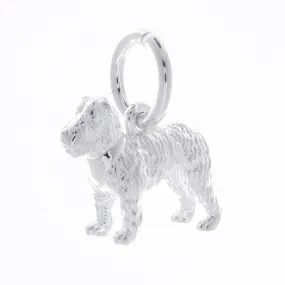 Fox Terrier Silver Dog Charm
