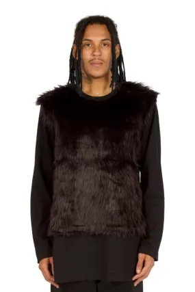 Fur Front Long Sleeve T-Shirt