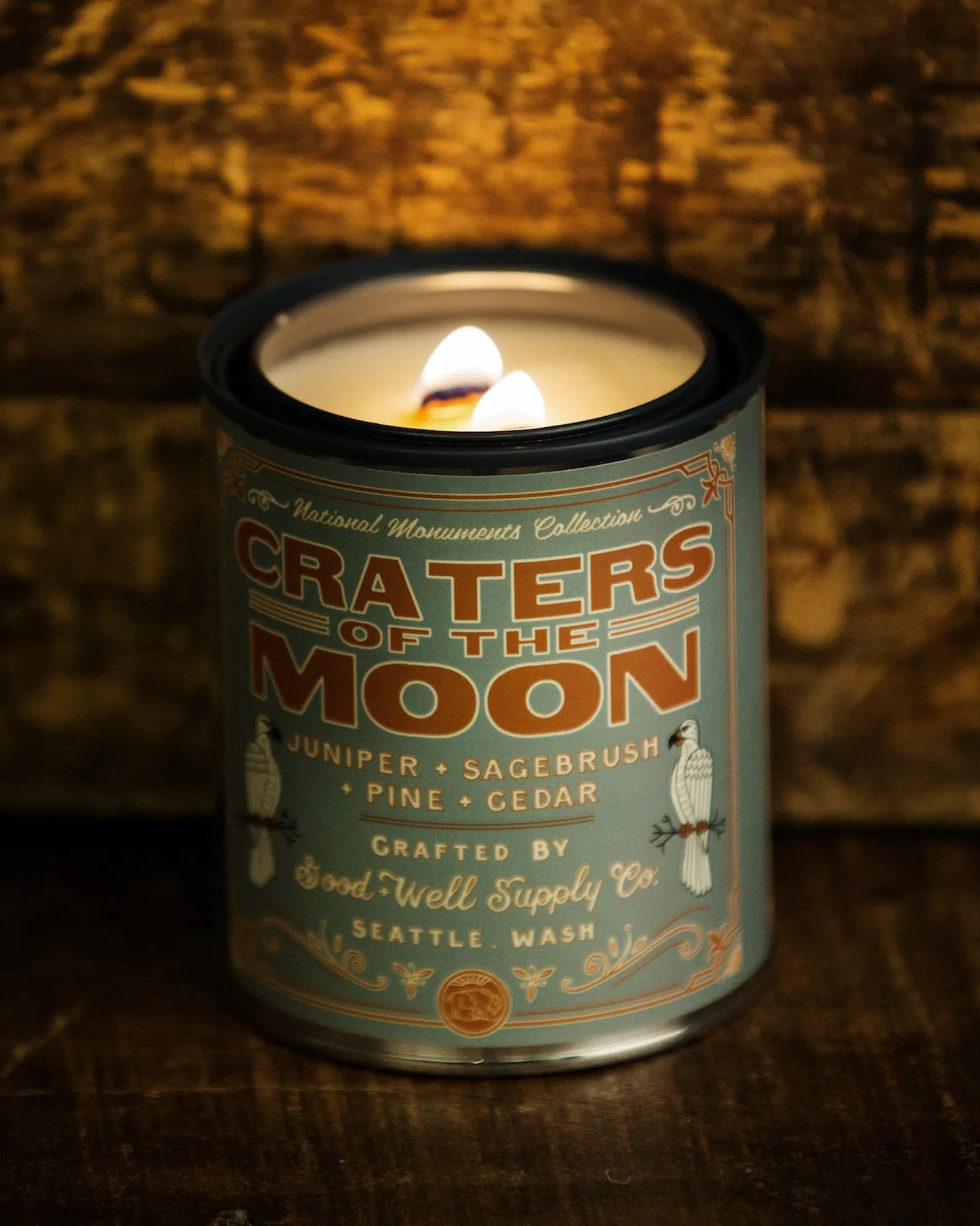 Good & Well Supply Co. National Monuments Soy Candle - Craters Of The Moon