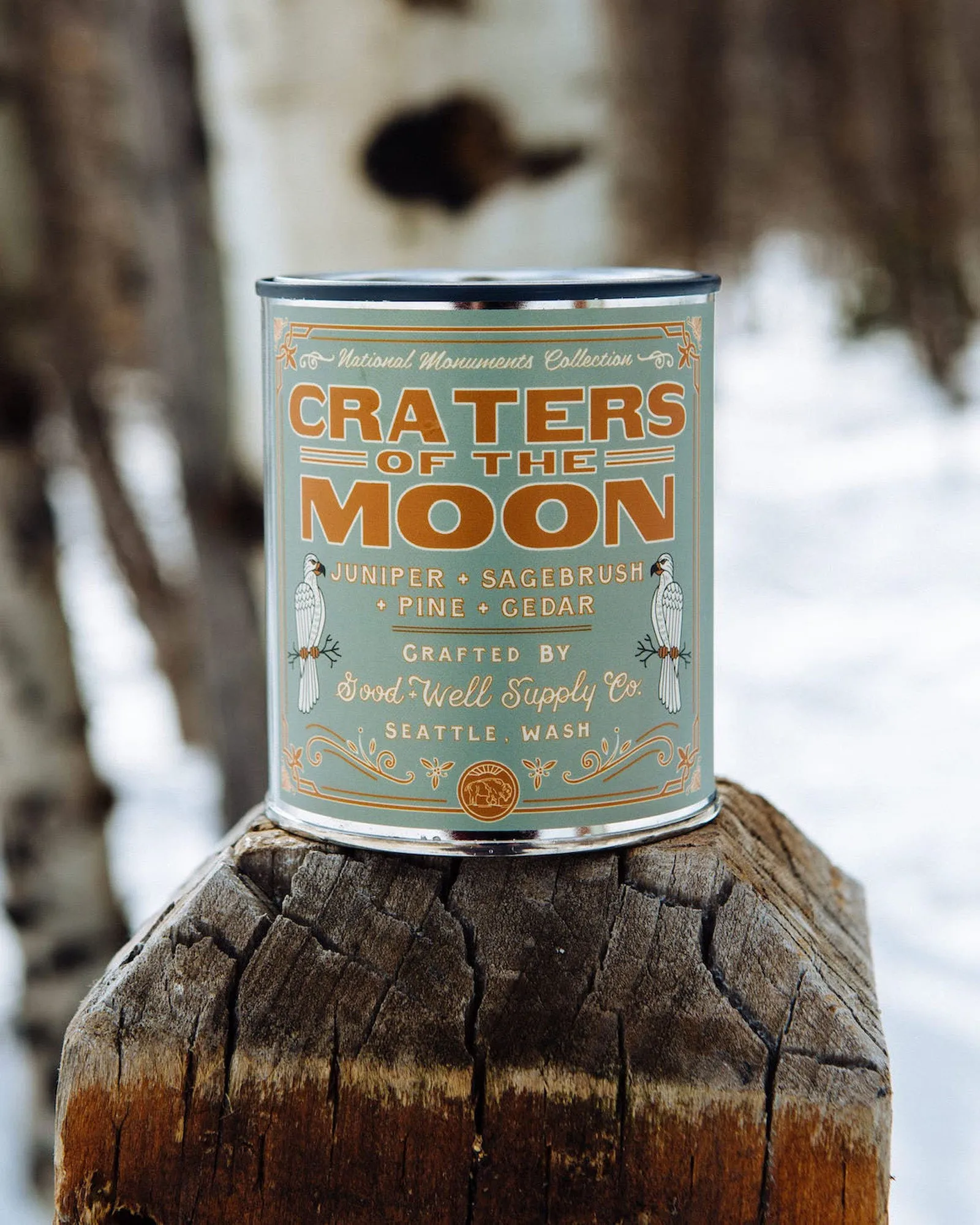 Good & Well Supply Co. National Monuments Soy Candle - Craters Of The Moon