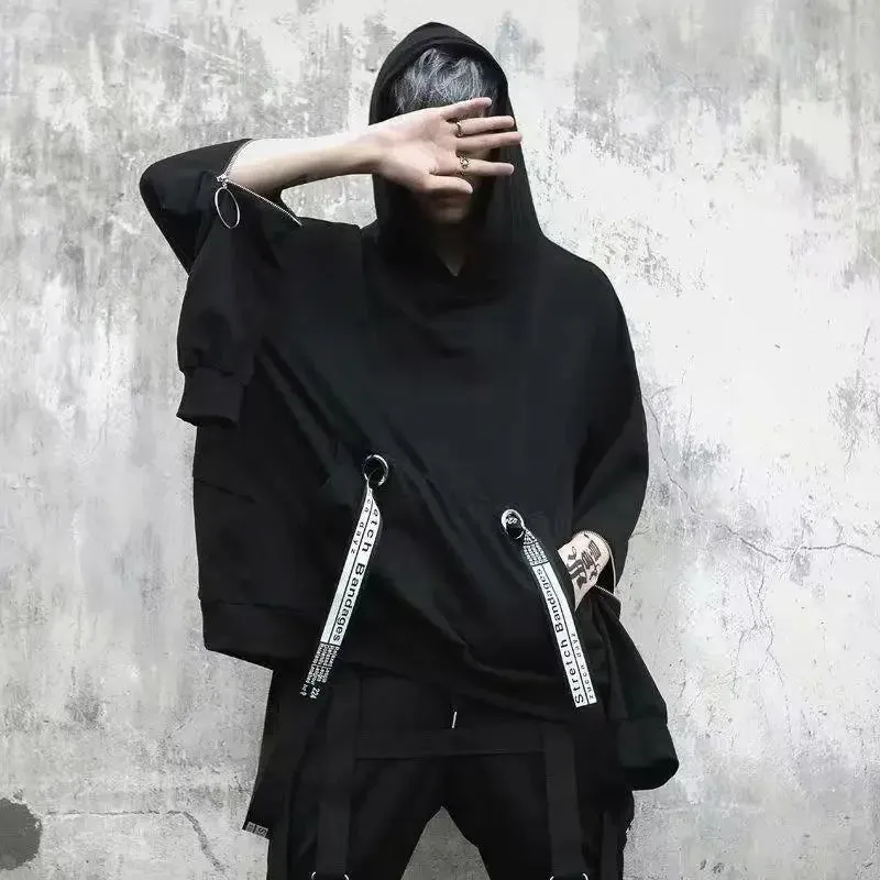 Harajuku Korean Techwear Loose Hoodie
