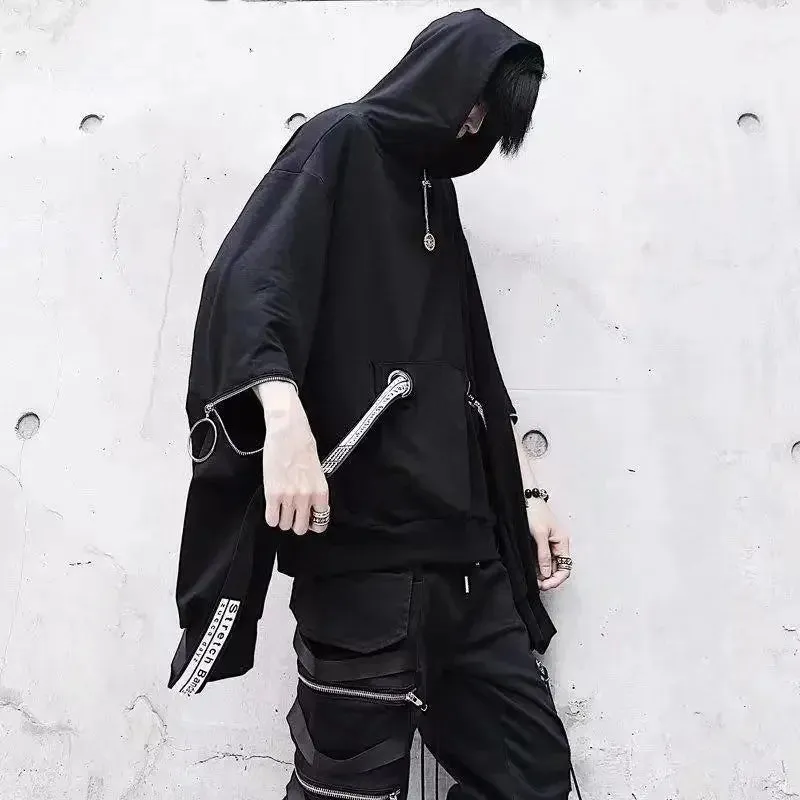 Harajuku Korean Techwear Loose Hoodie