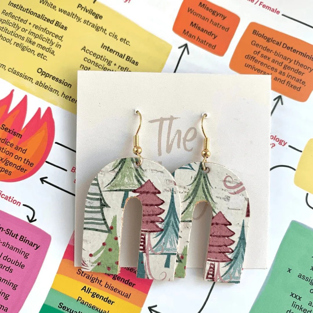 Holiday All Day Leather Earrings