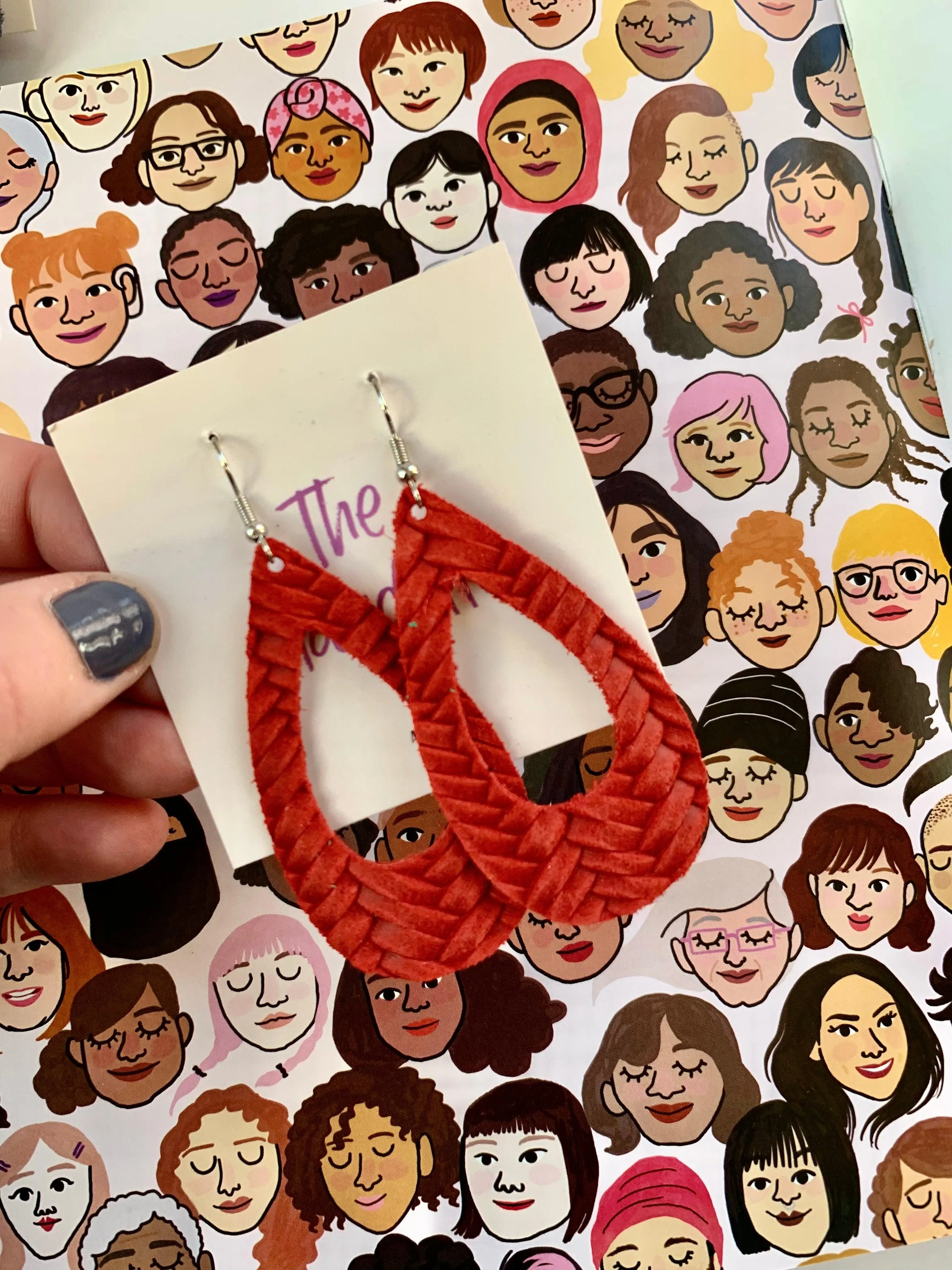 Holiday All Day Leather Earrings