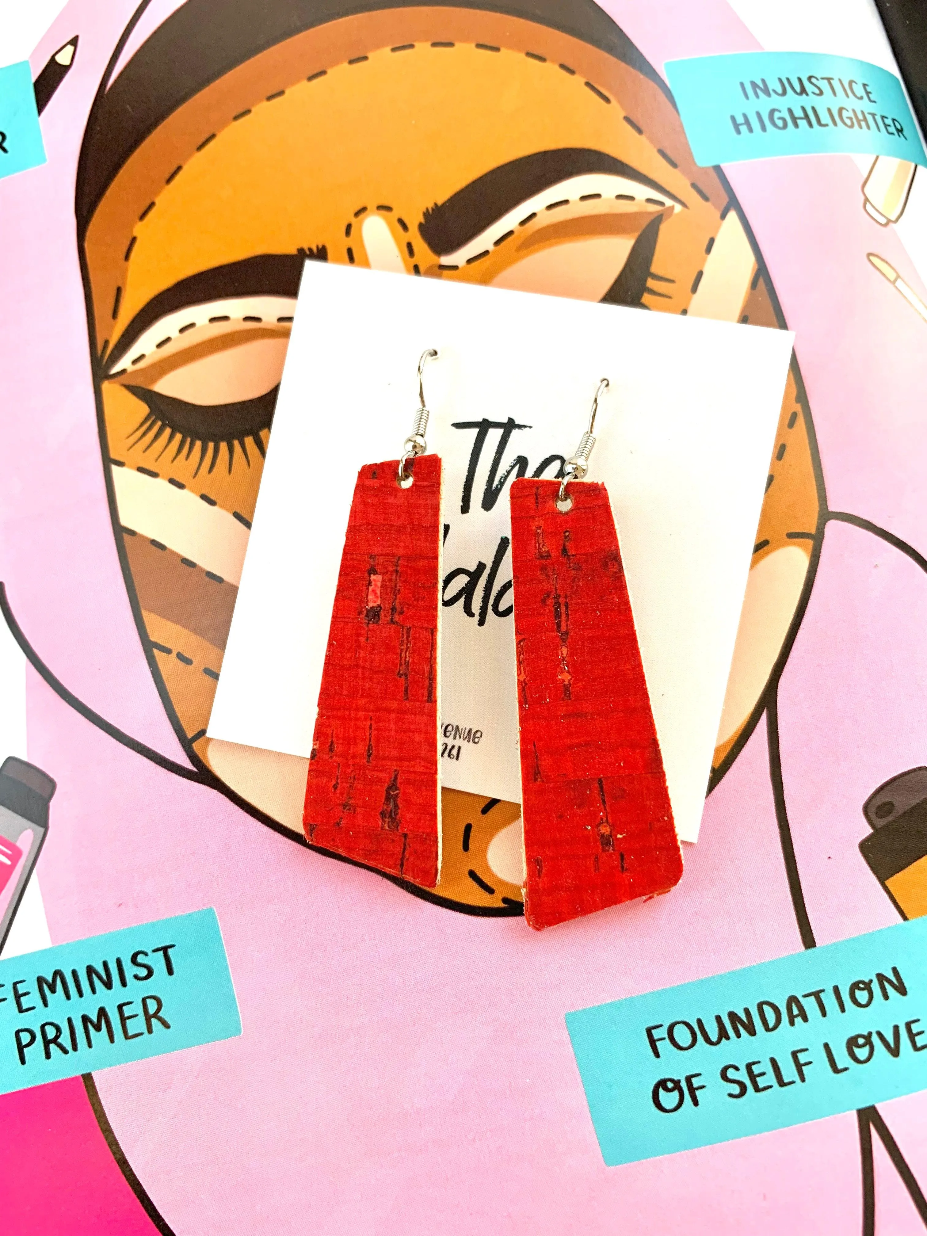 Holiday All Day Leather Earrings