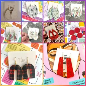 Holiday All Day Leather Earrings