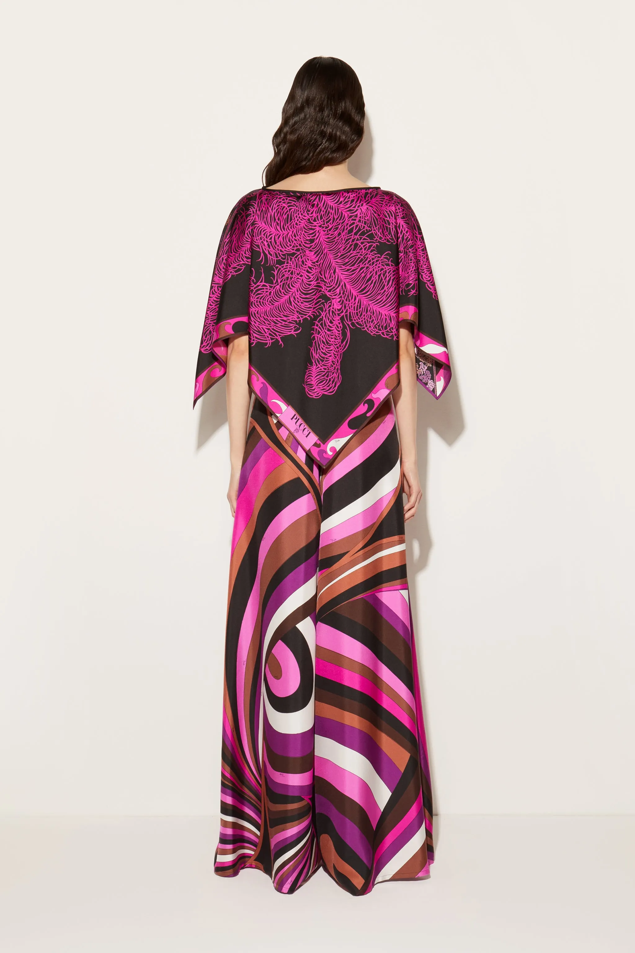 Iride And Struzzo-Print Kaftan Top