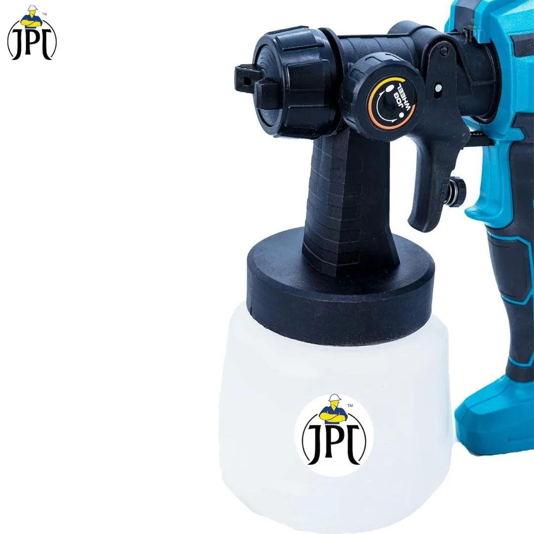 JPT 600W High Power HVLP Electric Paint Spray Machine | 3 Spray Patterns | 360° Directional Nozzle | 1000ml Detachable Container | Fast and Flawless Painting Perfection | Great Coverage and No Drips