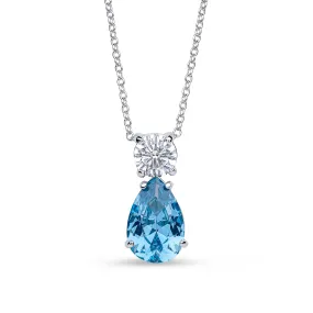 June Pendant (Aqua)