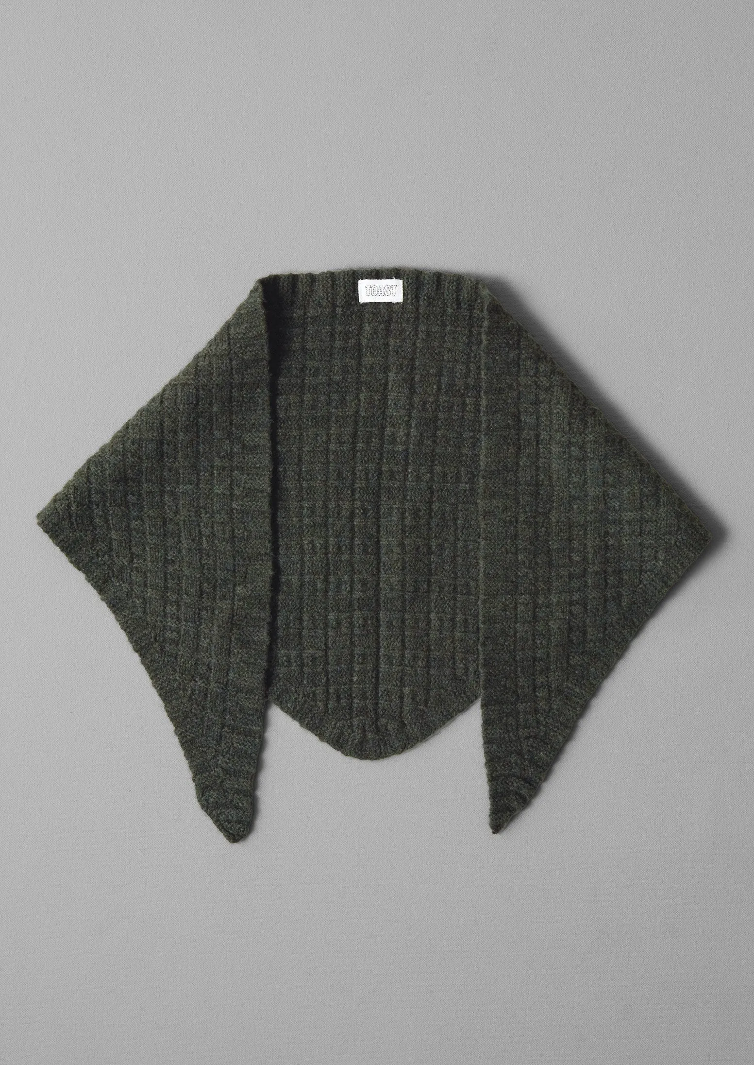Knitted Wool Bandana | Seaweed