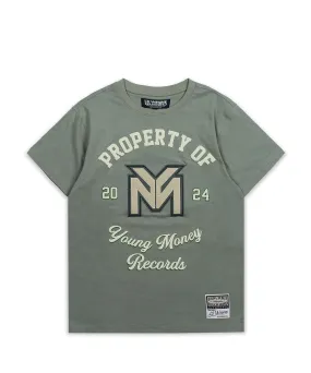 Lil Wayne Property Of Short Sleeve Tee - Olive Green