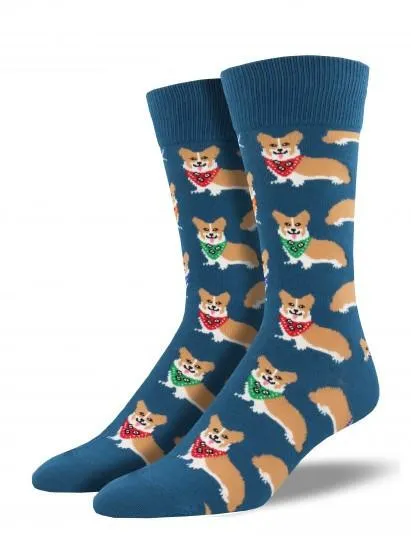 Men's Corgi Graphic Socks