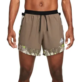Mens Nike Dri-FIT Flex Stride Trail Shorts -Grey / Green