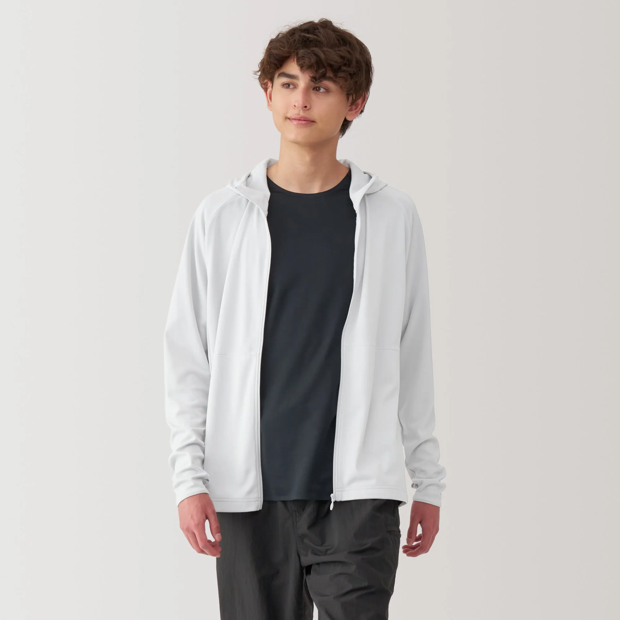Men's UV Protection Quick Dry Zip-Up Hoodie
