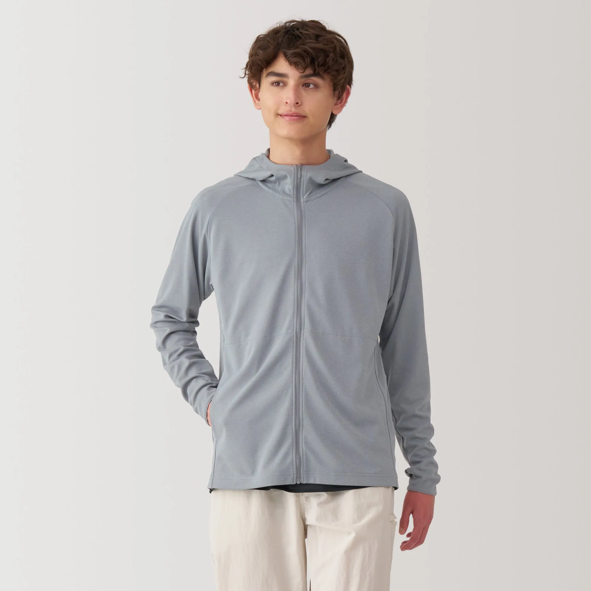 Men's UV Protection Quick Dry Zip-Up Hoodie