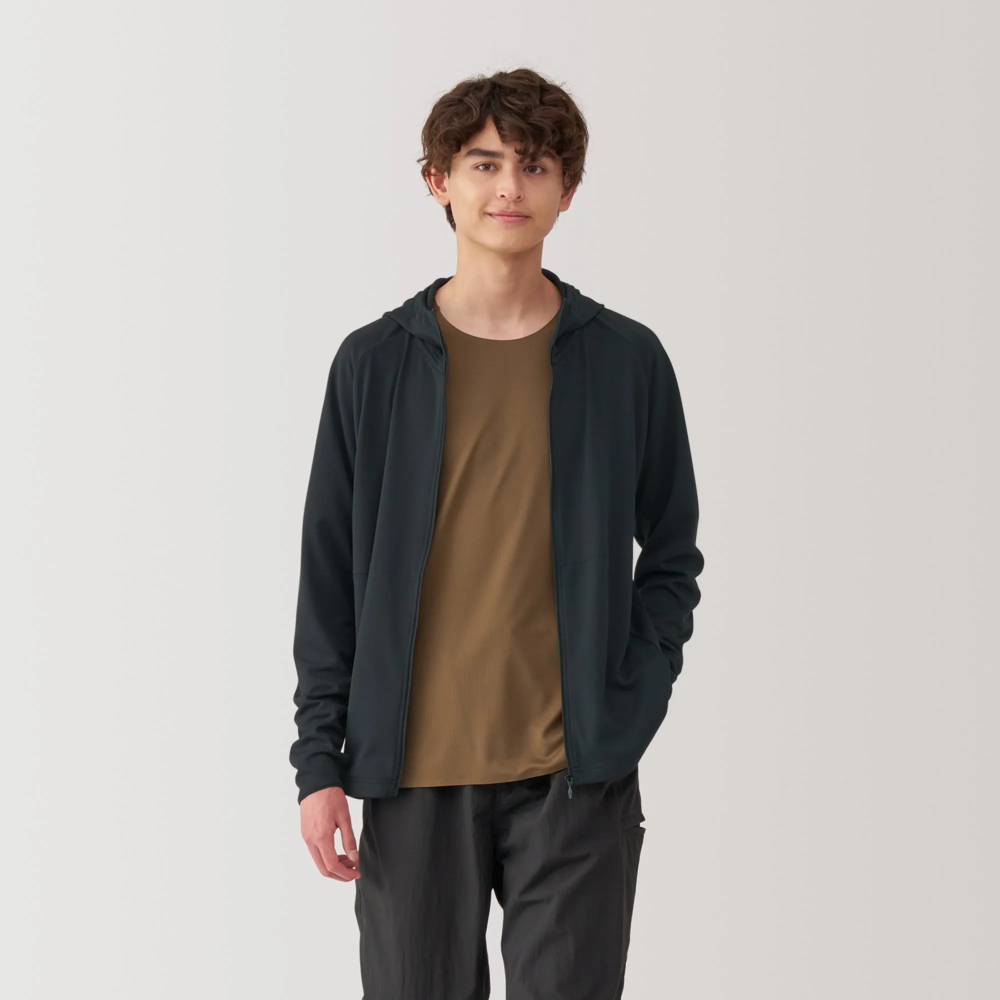 Men's UV Protection Quick Dry Zip-Up Hoodie