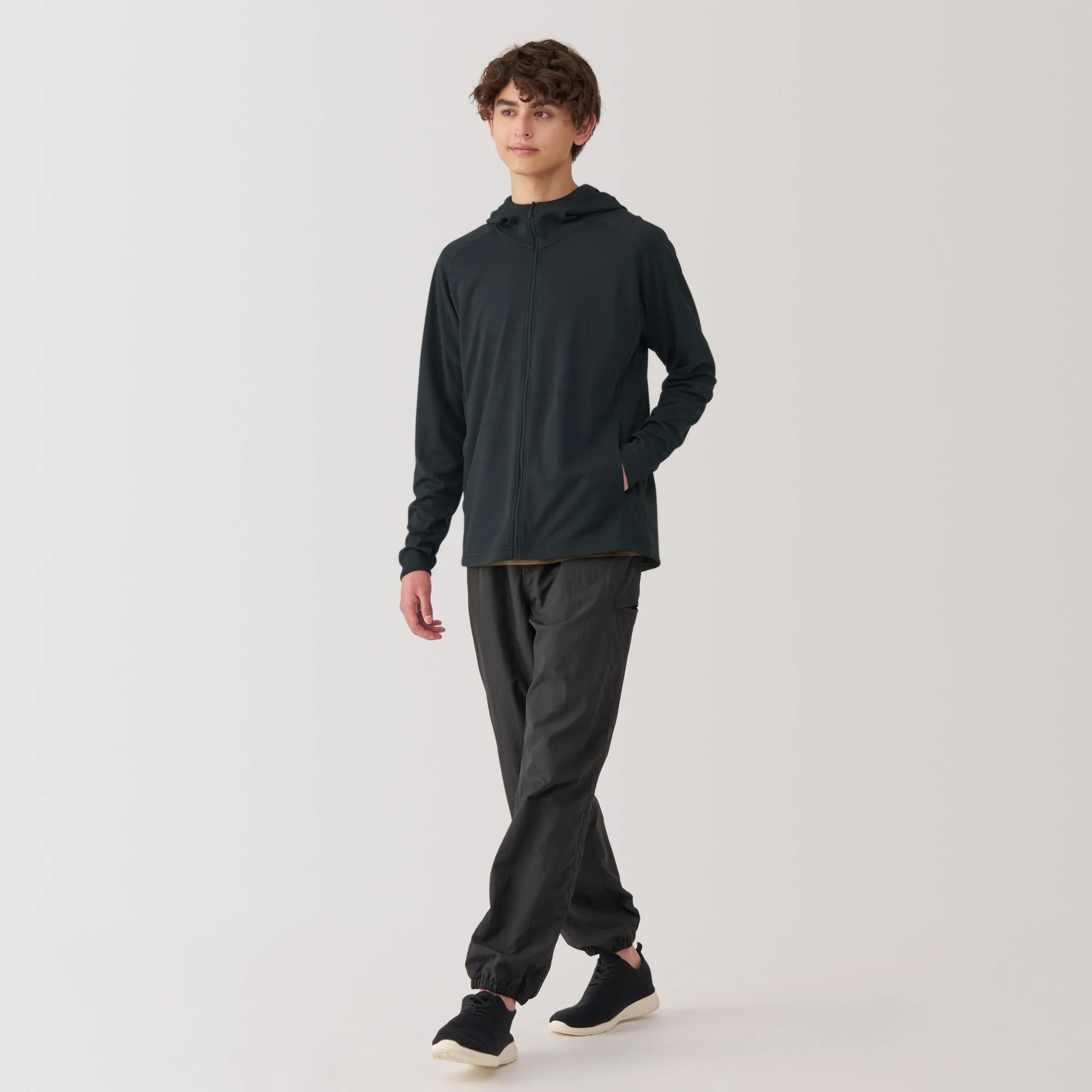 Men's UV Protection Quick Dry Zip-Up Hoodie