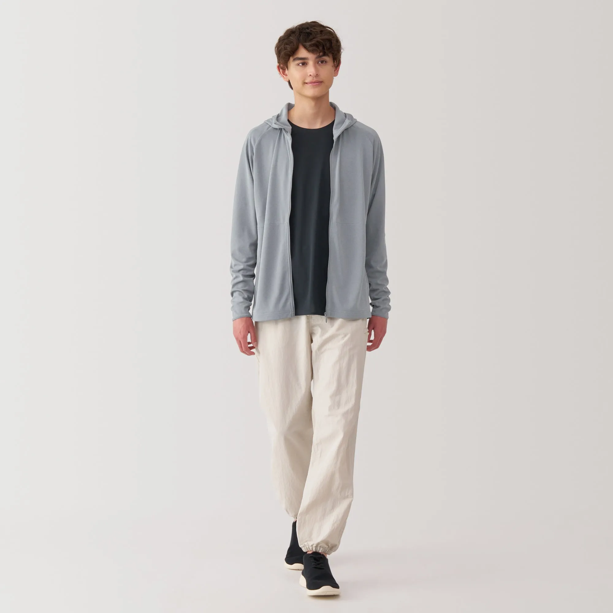 Men's UV Protection Quick Dry Zip-Up Hoodie