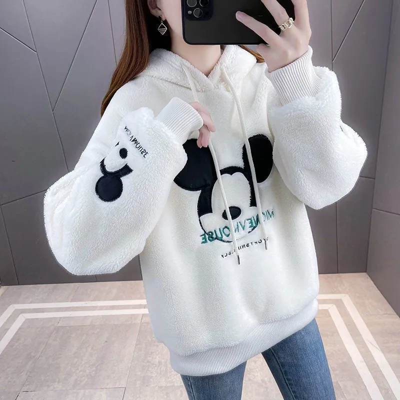 Mickey Mouse Print Sweatshirt
