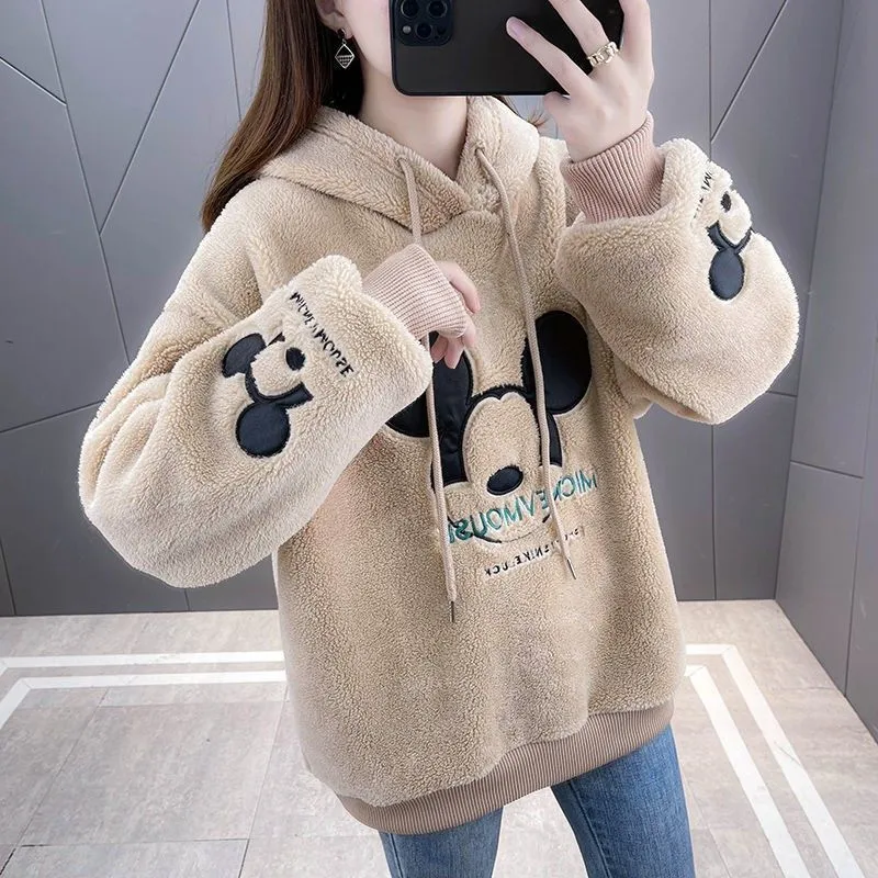 Mickey Mouse Print Sweatshirt