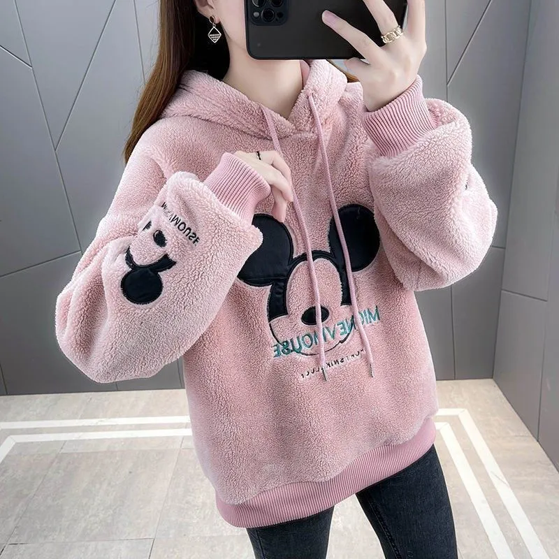 Mickey Mouse Print Sweatshirt
