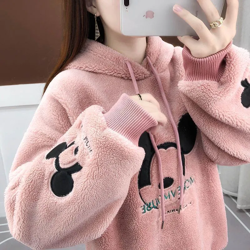 Mickey Mouse Print Sweatshirt
