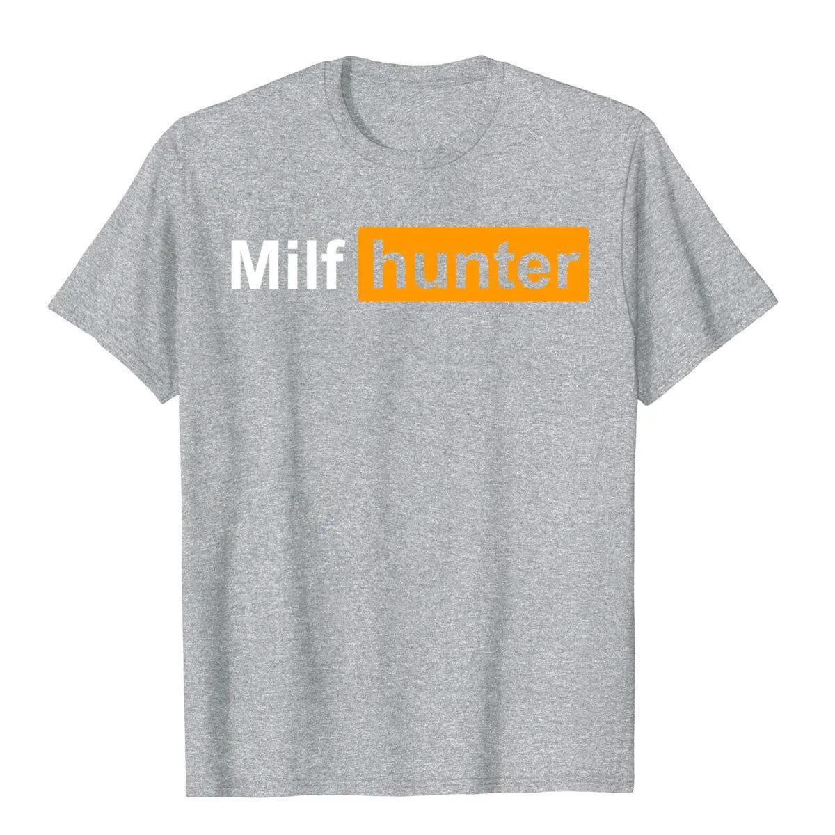 MILF Hunter Funny Adult Humor Joke For Men's Who Love Milfs Graphic Top T-Shirts Cotton Holiday Tight Adult