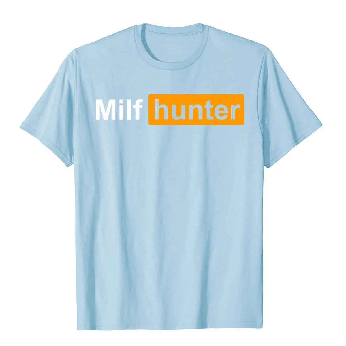 MILF Hunter Funny Adult Humor Joke For Men's Who Love Milfs Graphic Top T-Shirts Cotton Holiday Tight Adult