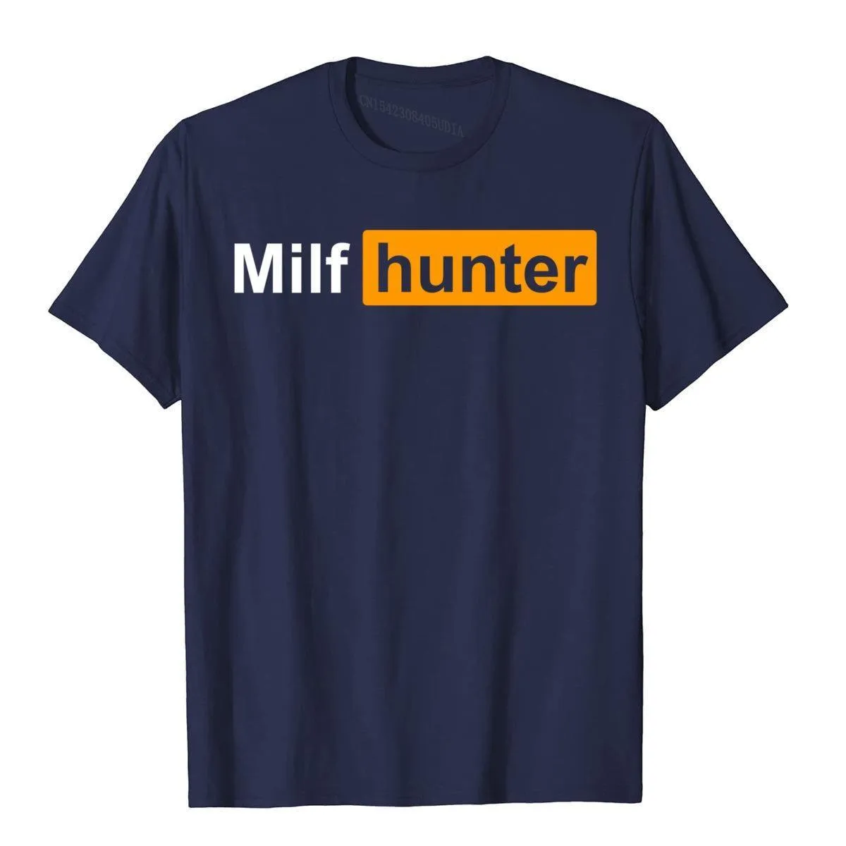 MILF Hunter Funny Adult Humor Joke For Men's Who Love Milfs Graphic Top T-Shirts Cotton Holiday Tight Adult