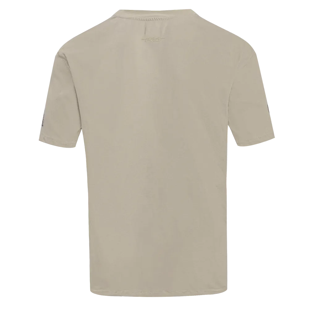 MLB ATLANTA BRAVES NEUTRAL DROP SHOULDER MEN'S TOP (TAUPE)