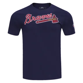 MLB ATLANTA BRAVES TACKLE TWILL MEN'S TOP (MIDNIGHT NAVY)