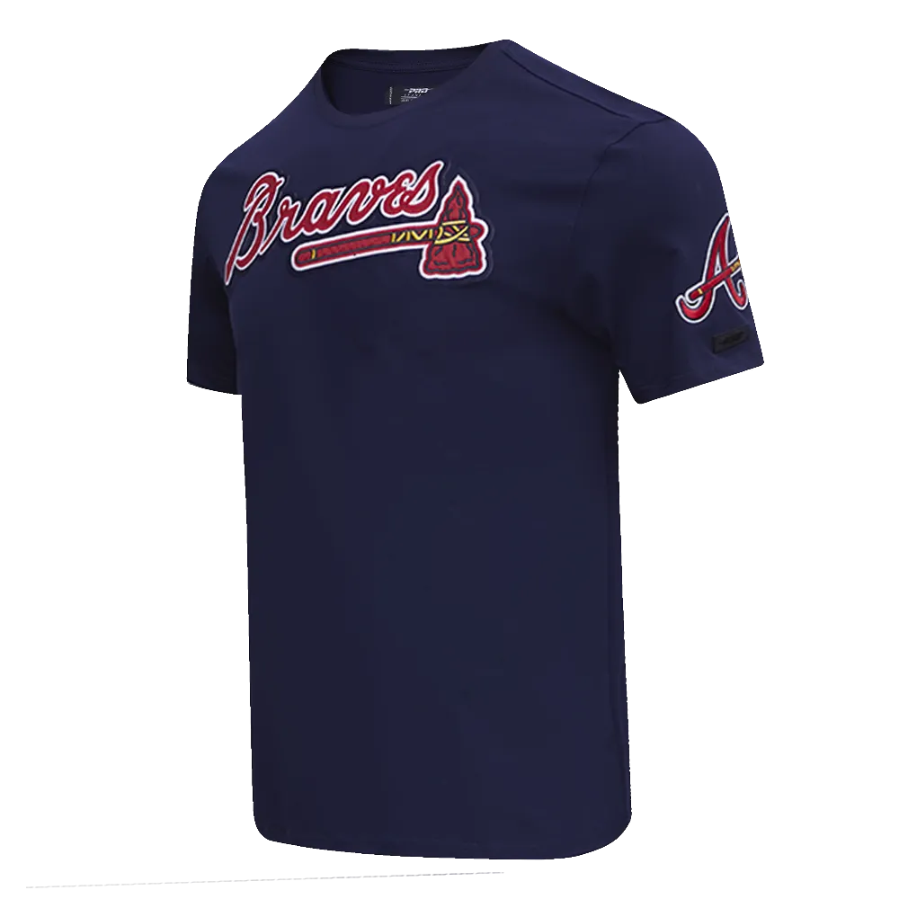 MLB ATLANTA BRAVES TACKLE TWILL MEN'S TOP (MIDNIGHT NAVY)