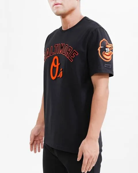 MLB BALTIMORE ORIOLES CLASSIC BRISTLE MEN'S TOP (BLACK)