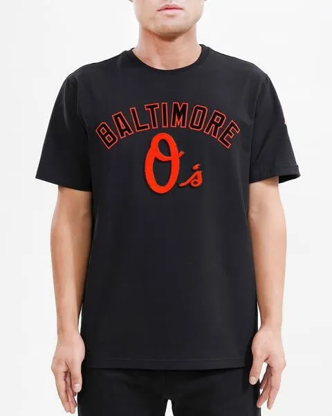 MLB BALTIMORE ORIOLES CLASSIC BRISTLE MEN'S TOP (BLACK)