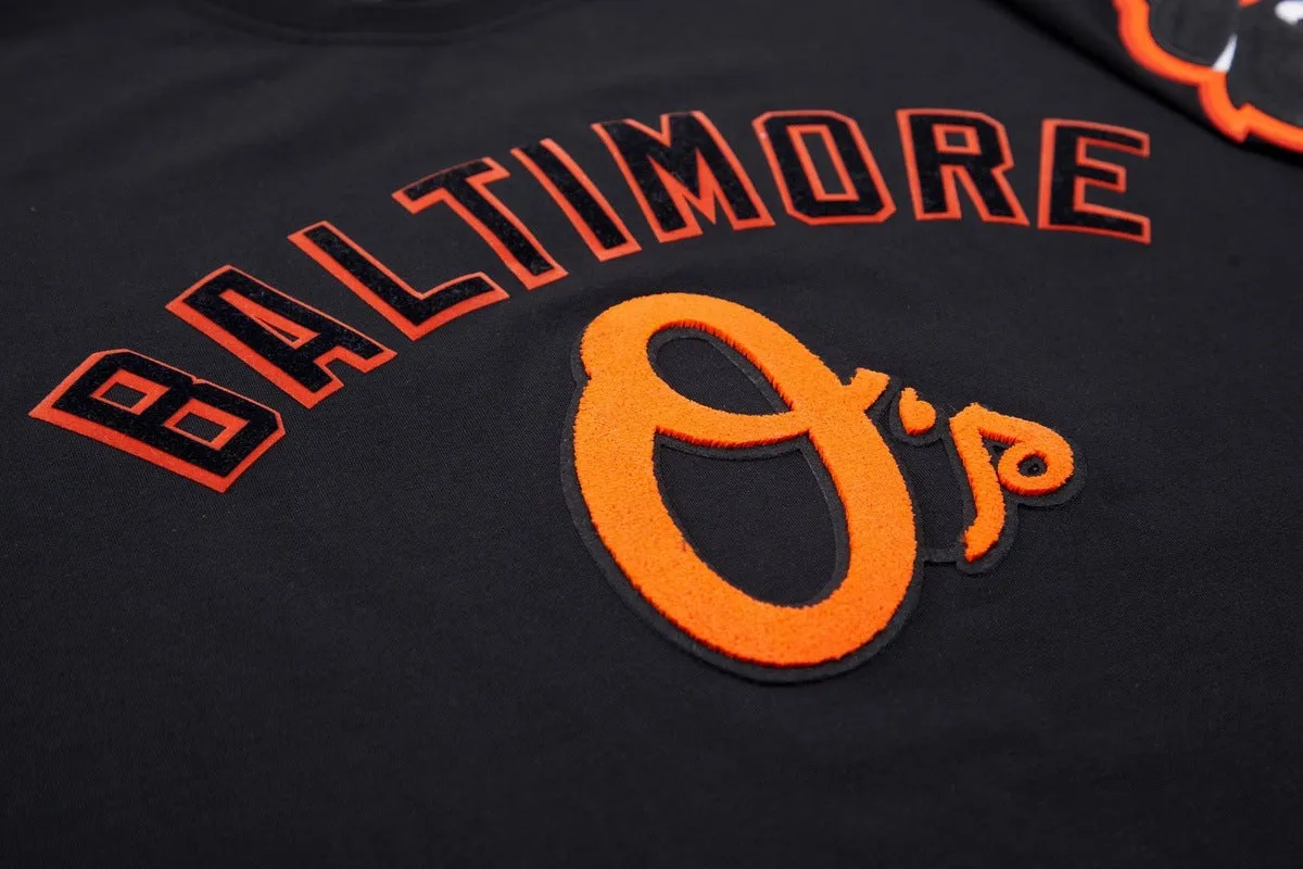 MLB BALTIMORE ORIOLES CLASSIC BRISTLE MEN'S TOP (BLACK)