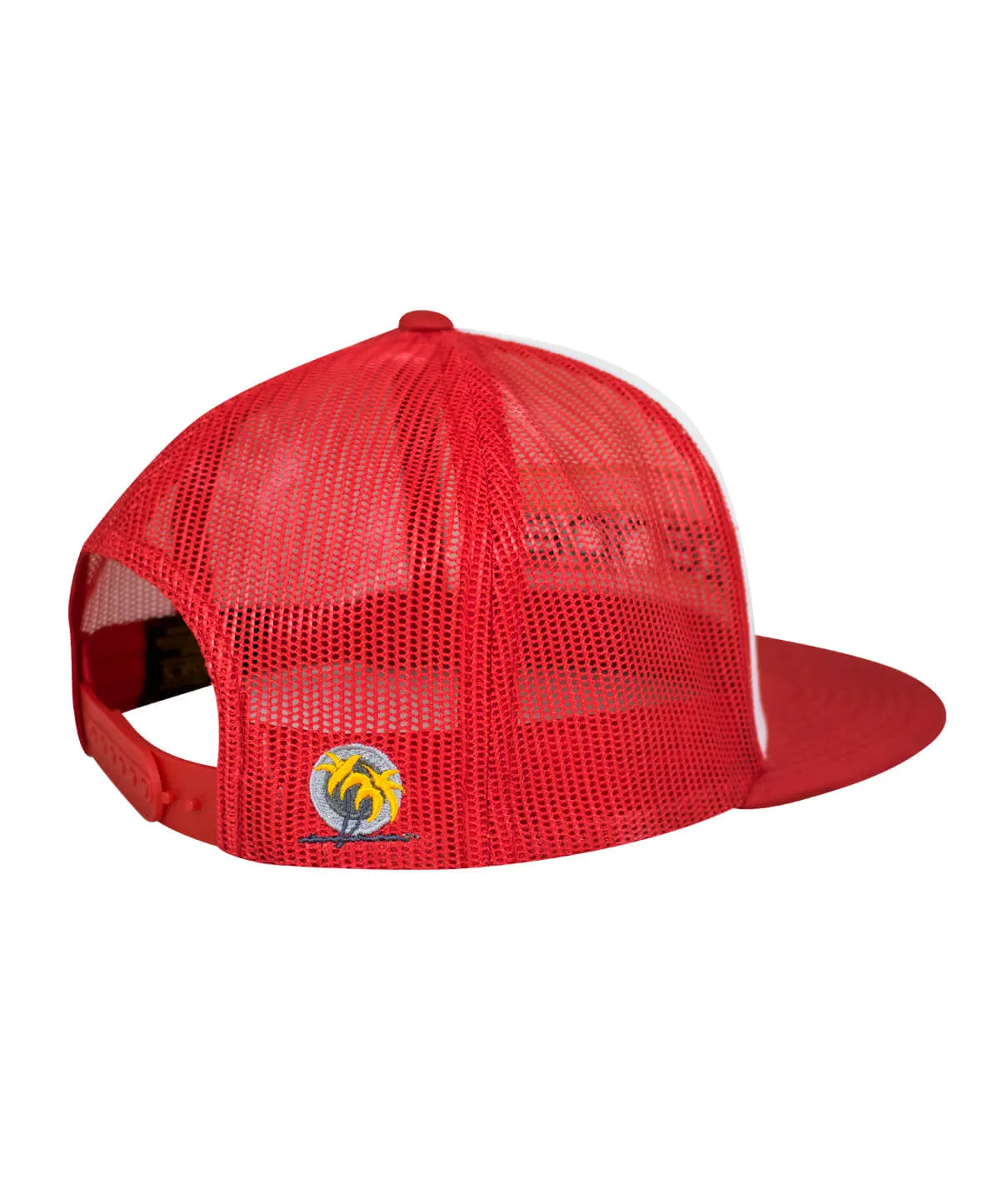 "Cali Life" Red and Green Trucker Hat