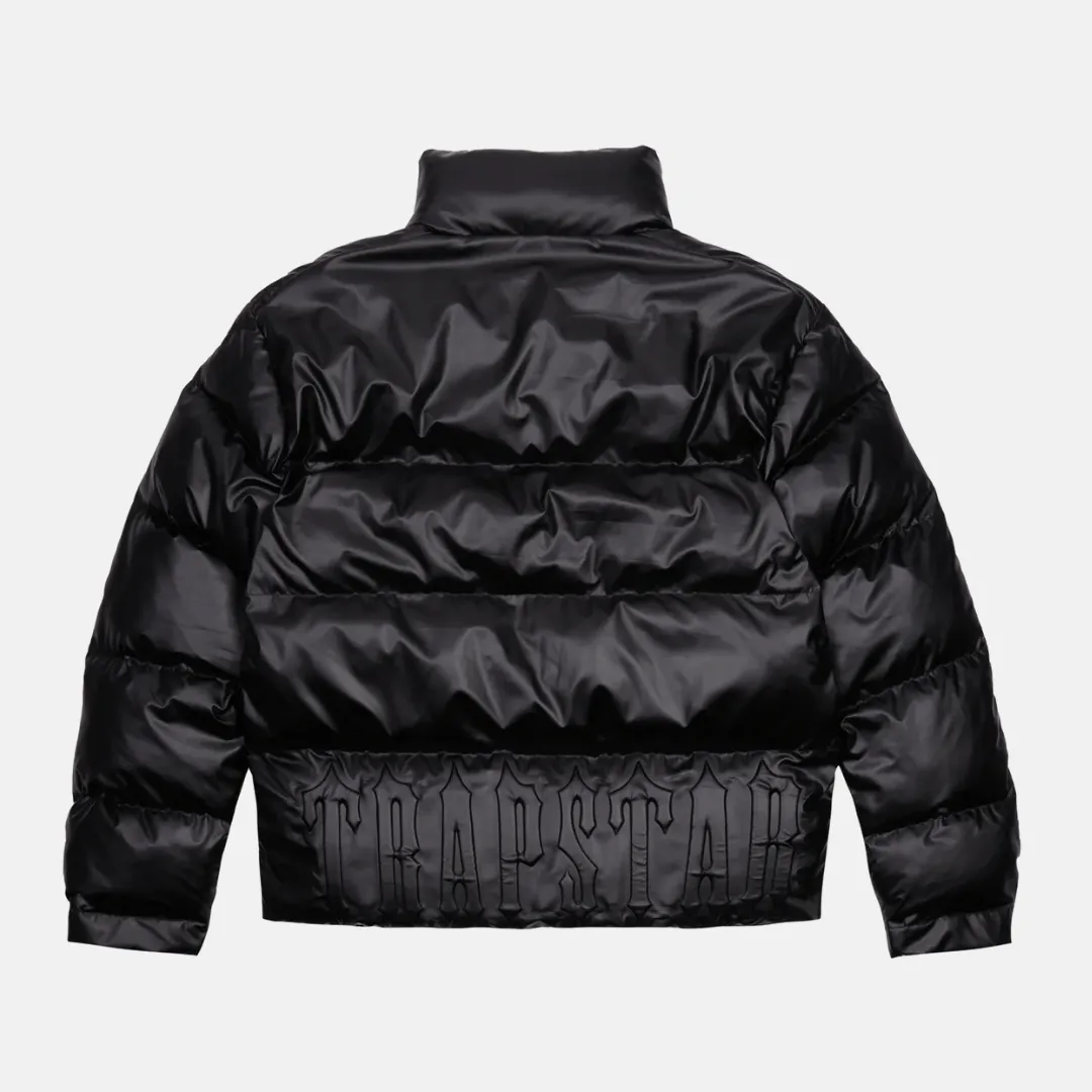 Trapstar Embossed Puffer - Matt Black