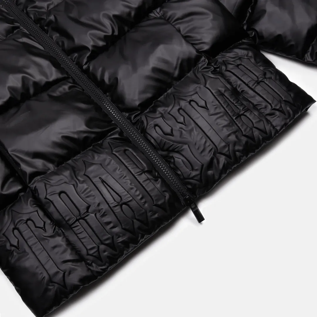 Trapstar Embossed Puffer - Matt Black