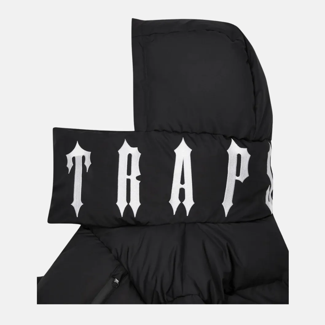 Trapstar Irongate Collar Puffer Jacket - Black