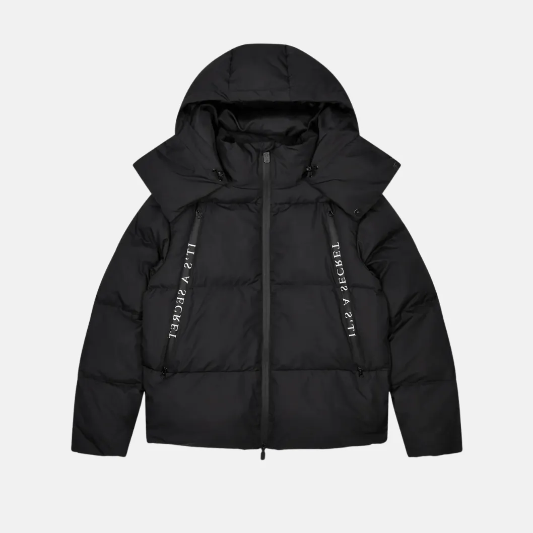 Trapstar Irongate Collar Puffer Jacket - Black
